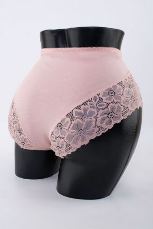 Слипы с цветочным кружевом - фото 3