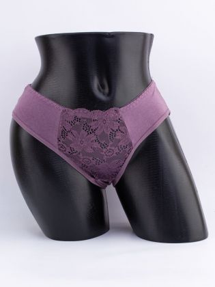 Слипы с кружевом спереди - фото 1