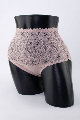 Слипы с цветочным кружевом - фото 1