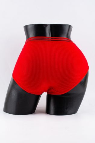 Слипы в рубчик с прозрачным поясом - фото 3