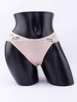 Слипы с цветочным кружевом  - фото 1