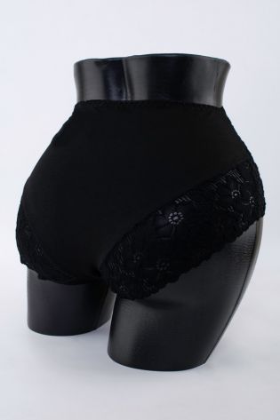 Слипы с цветочным кружевом - фото 3