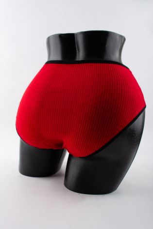 Слипы в рубчик с черной полоской - фото 3