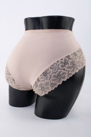 Слипы с цветочным кружевом - фото 3