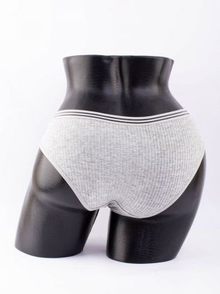 Слипы в рубчик с прозрачным поясом  - фото 3