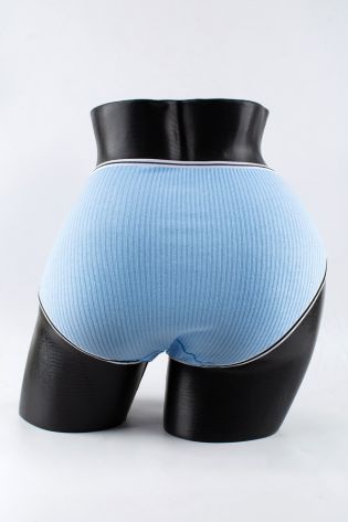 Слипы в рубчик с белым поясом и черной полоской  - фото 3