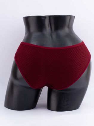 Слипы вафельные с кружевом - фото 3