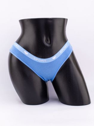 Слипы с эластичным поясом с надписью "sport" - фото 1