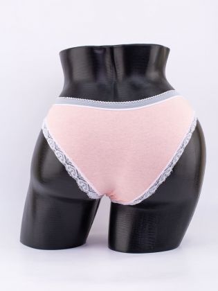 Слипы с кружевной окантовкой и эластичным поясом - фото 3