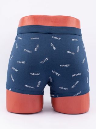 Однотонные мужские боксеры с надписями "Donara" - фото 3