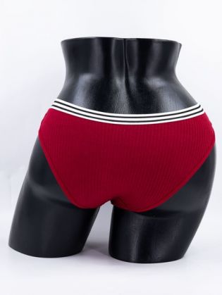 Слипы в рубчик с двумя черными полосками - фото 3