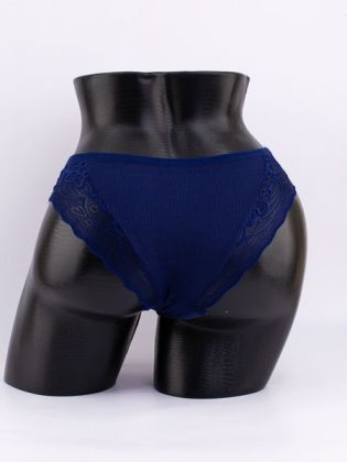 Слипы в рубчик с кружевом №2 - фото 3