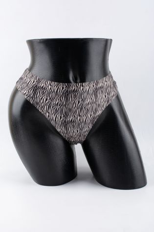 Бесшовные стринги с принтом  - фото 1