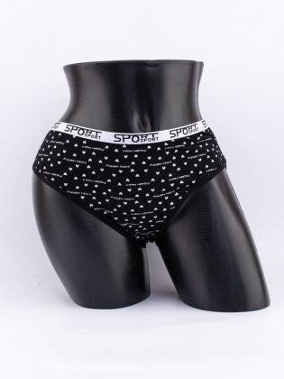 Слипы "maiden heart" с сердечками и эластичным поясом - фото 1