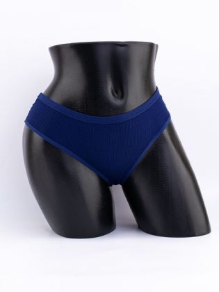 Слипы в рубчик с кружевом №1 - фото 1