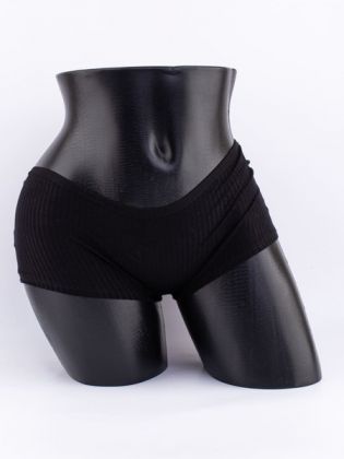 Шорты-трусы в рубчик - фото 1